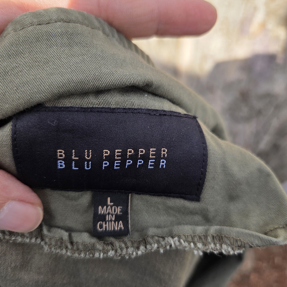 Blu Pepper Olive Green Top - Size L